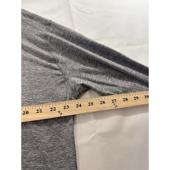 Nike Men's Dri-Fit Running 1/2 Zip Pullover Long Sleeve Gray Size XL - Picture 8 of 9